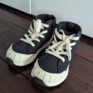 Zara Quilted High Tops Black, Size Toddler 26